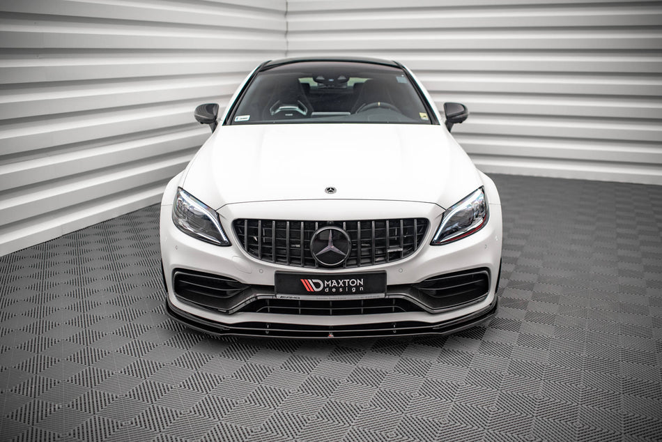 Front Splitter V.1 suitable for Mercedes-AMG C63 Coupe AMG Aero Pack C205 Facelift