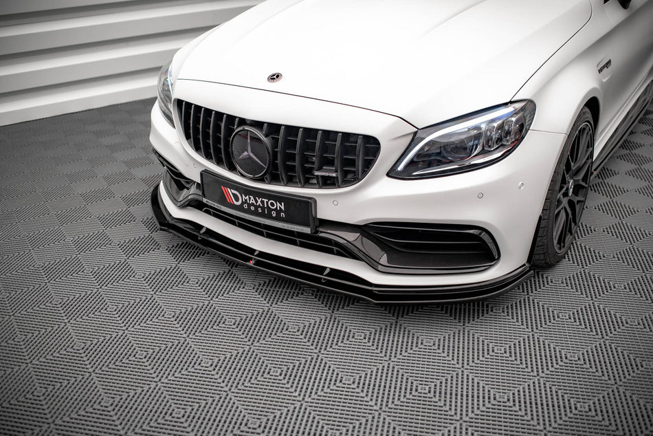 Front Splitter V.1 suitable for Mercedes-AMG C63 Coupe AMG Aero Pack C205 Facelift