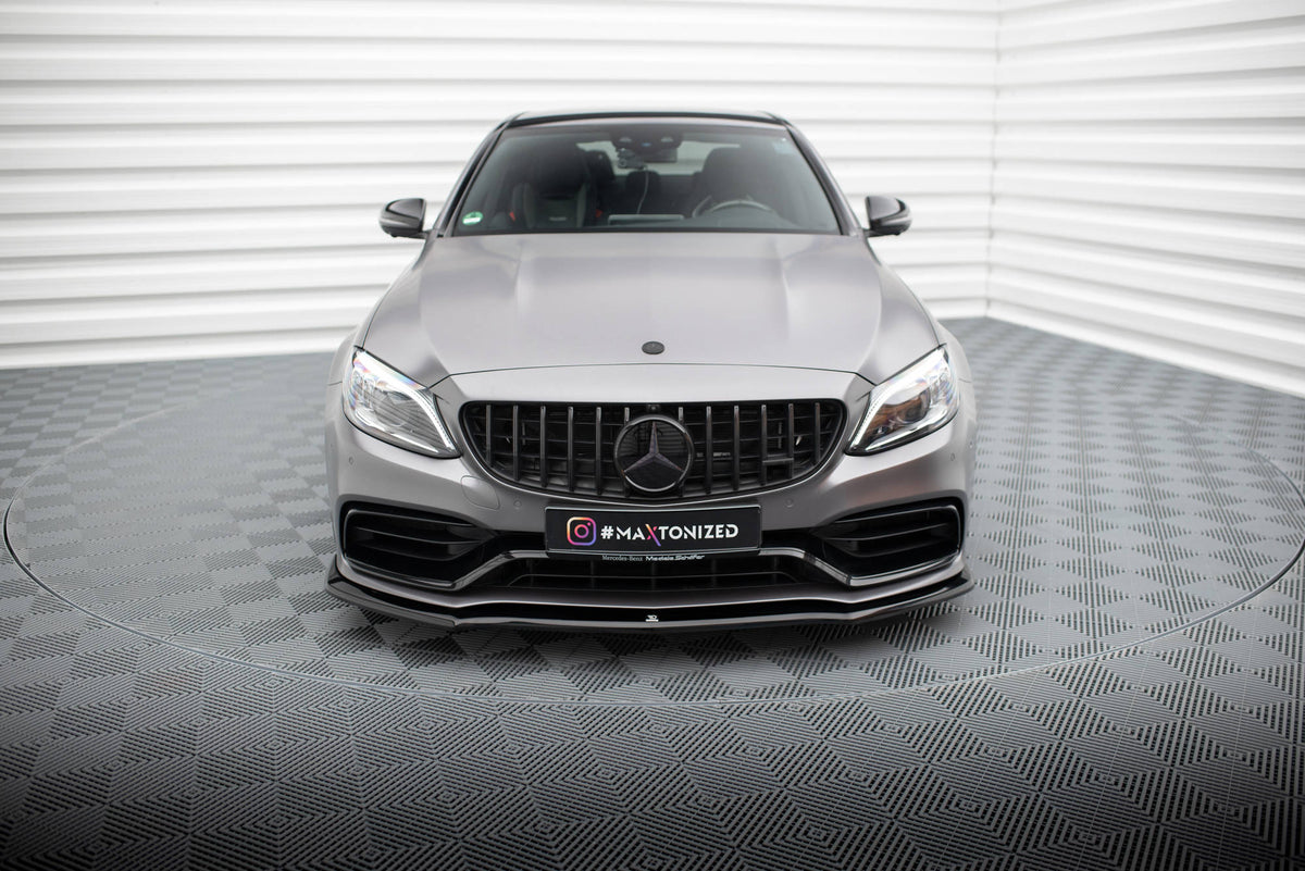 Front Splitter V.1 suitable for Mercedes-AMG C63 Sedan / Estate W205 Facelift