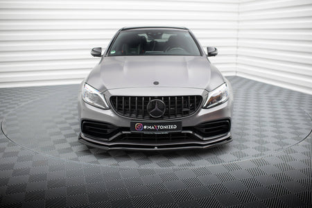 Front Splitter V.1 suitable for Mercedes-AMG C63 Sedan / Estate W205 Facelift