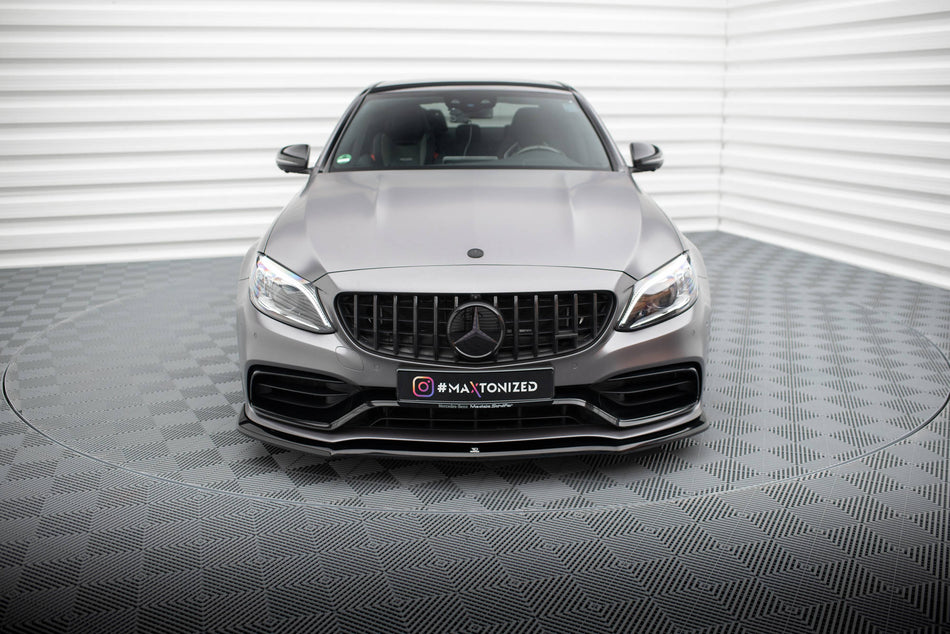 Front Splitter V.1 suitable for Mercedes-AMG C63 Sedan / Estate W205 Facelift