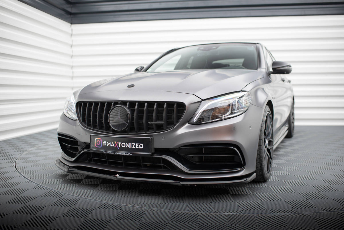Front Splitter V.1 suitable for Mercedes-AMG C63 Sedan / Estate W205 Facelift