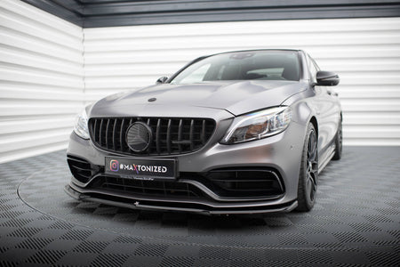 Front Splitter V.1 suitable for Mercedes-AMG C63 Sedan / Estate W205 Facelift