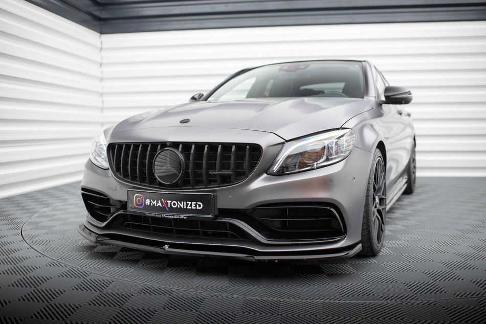 Front Splitter V.1 suitable for Mercedes-AMG C63 Sedan / Estate W205 Facelift