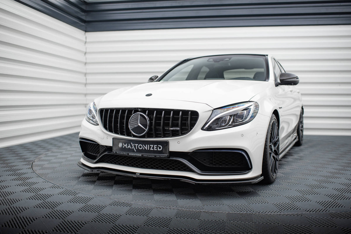 Front Splitter V.1 suitable for Mercedes-AMG C63 Sedan / Estate W205 / S205