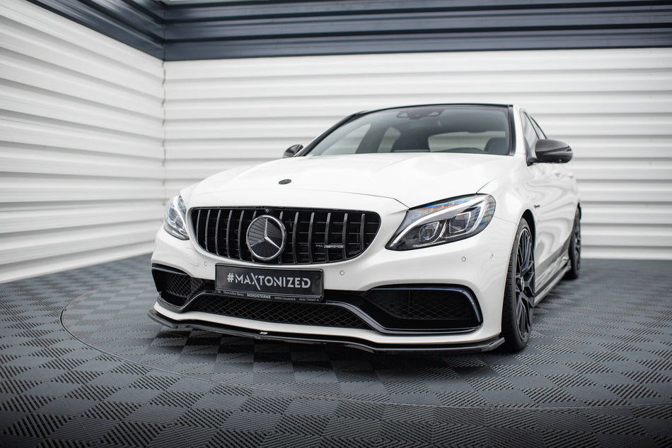 Front Splitter V.1 suitable for Mercedes-AMG C63 Sedan / Estate W205 / S205