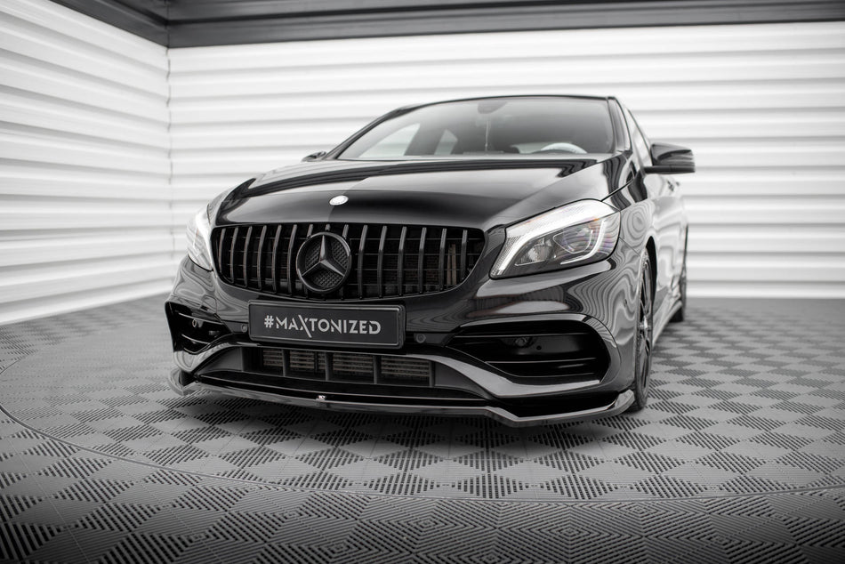 Front Splitter V.1 suitable for Mercedes-Benz A AMG-Line W176 Facelift