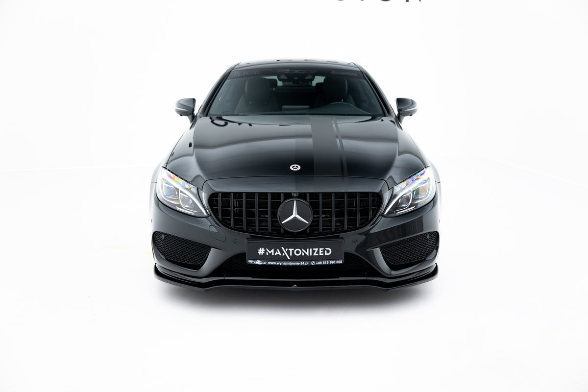 Front Splitter V.1 suitable for Mercedes- Benz C Coupe AMG-Line C205