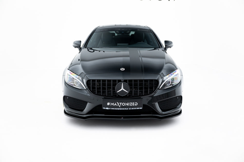 Front Splitter V.1 suitable for Mercedes- Benz C Coupe AMG-Line C205