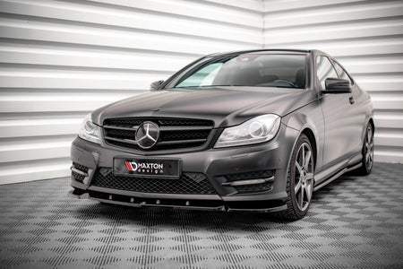 Front Splitter V.1 suitable for Mercedes-Benz C Coupe / Sedan / Estate  AMG-Line C204 / W204 Facelift / S204 Facelift
