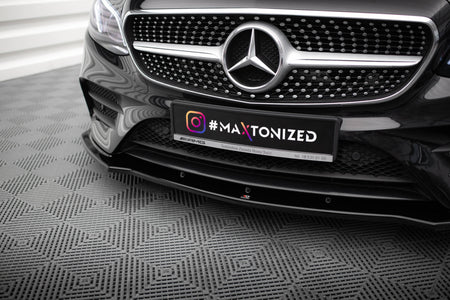 Front Splitter V.1 suitable for Mercedes-Benz E-Class W213 Coupe (C238) / Cabriolet (A238) AMG-Line / 53 AMG