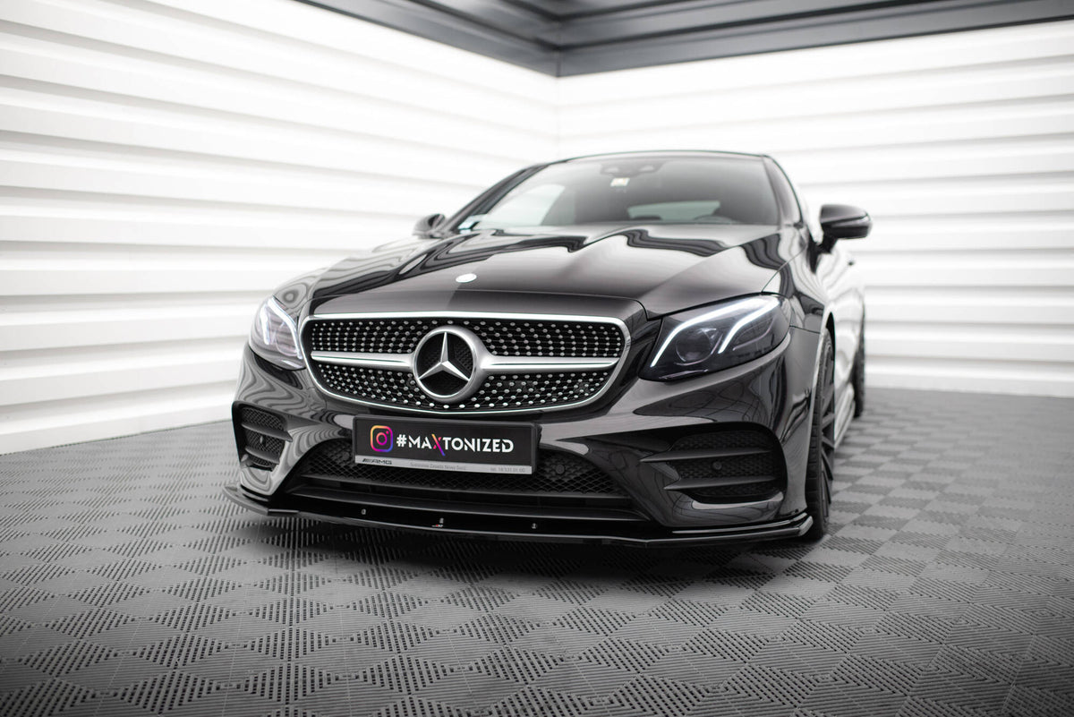 Front Splitter V.1 suitable for Mercedes-Benz E-Class W213 Coupe (C238) / Cabriolet (A238) AMG-Line / 53 AMG