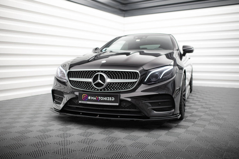 Front Splitter V.1 suitable for Mercedes-Benz E-Class W213 Coupe (C238) / Cabriolet (A238) AMG-Line / 53 AMG