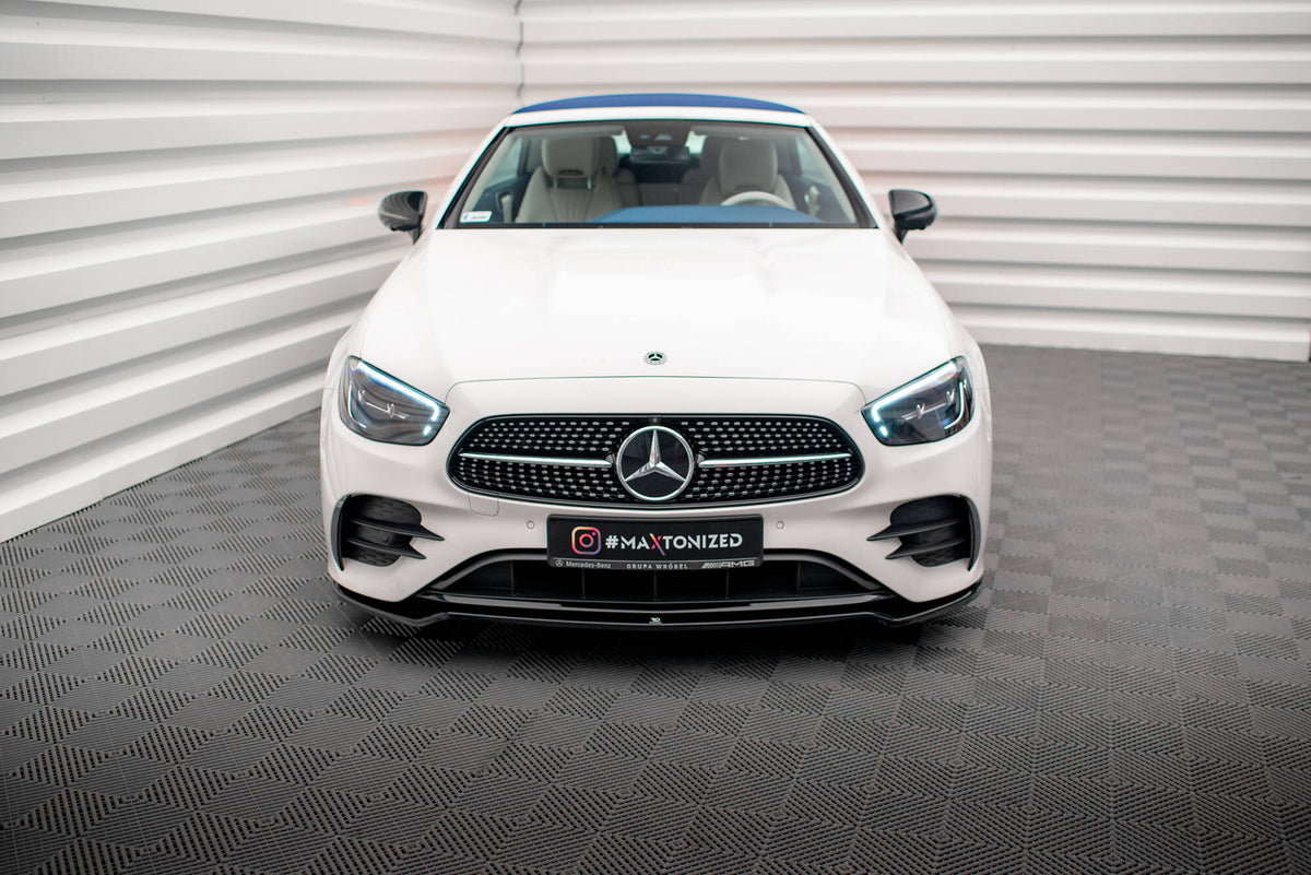 Front Splitter V.1 suitable for Mercedes-Benz E-Class W213 Coupe Facelift (C238 Facelift) / Cabriolet (A238 Facelift) AMG-Line / 53 AMG