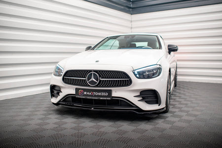 Front Splitter V.1 suitable for Mercedes-Benz E-Class W213 Coupe Facelift (C238 Facelift) / Cabriolet (A238 Facelift) AMG-Line / 53 AMG