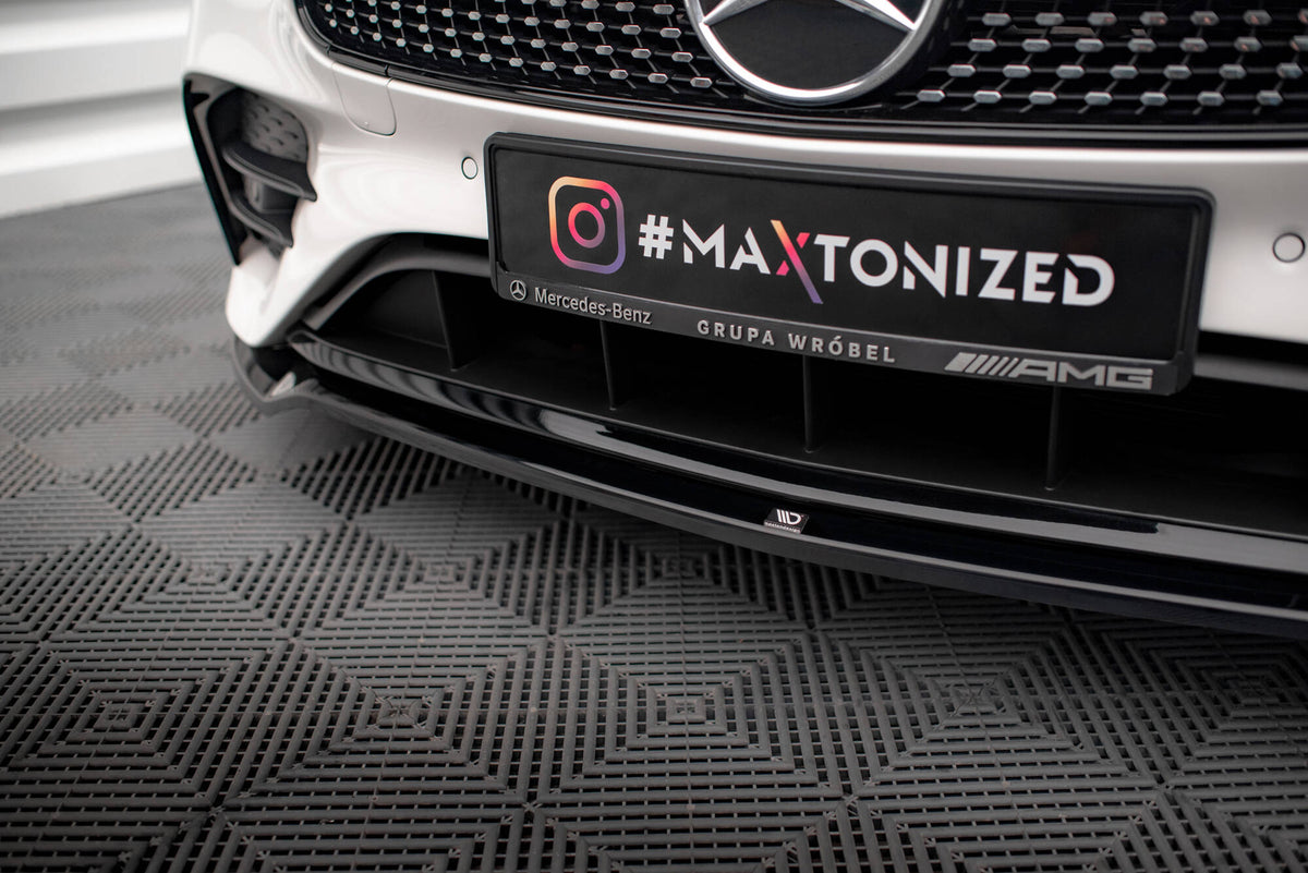 Front Splitter V.1 suitable for Mercedes-Benz E-Class W213 Coupe Facelift (C238 Facelift) / Cabriolet (A238 Facelift) AMG-Line / 53 AMG