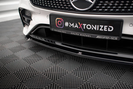 Front Splitter V.1 suitable for Mercedes-Benz E-Class W213 Coupe Facelift (C238 Facelift) / Cabriolet (A238 Facelift) AMG-Line / 53 AMG