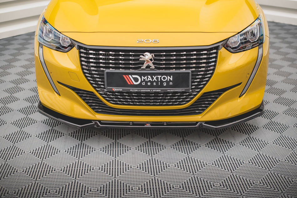 Front Splitter V.1 suitable for Peugeot 208 Mk2
