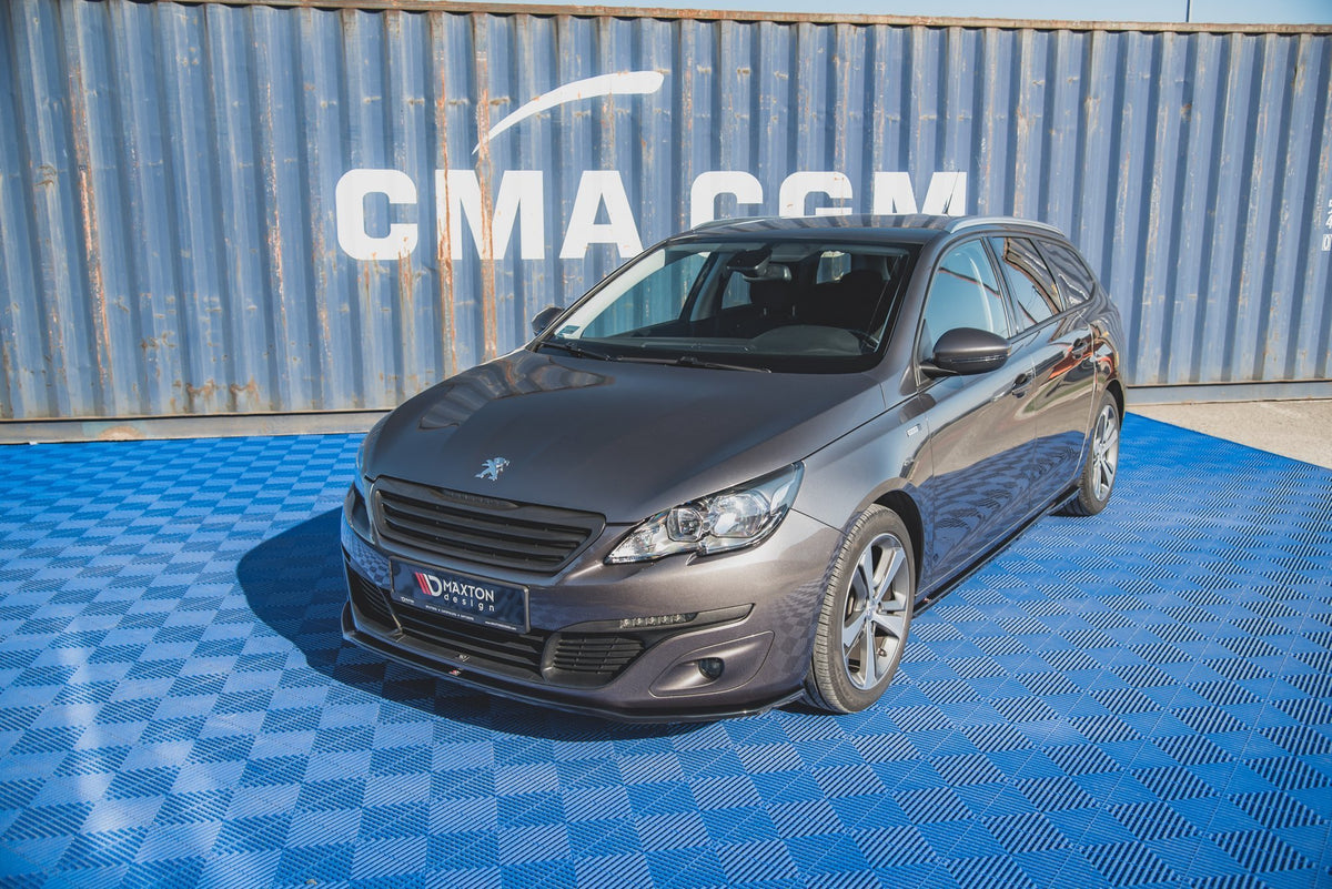 Front Splitter V.1 suitable for Peugeot 308 Mk2