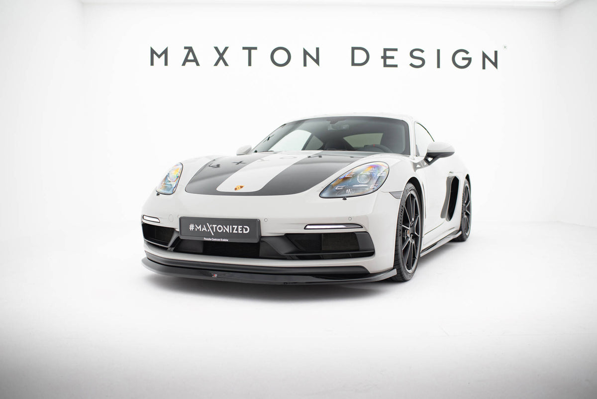 Front Splitter  V.1 suitable for Porsche 718 Cayman GTS 982c / 718 Boxster GTS 982
