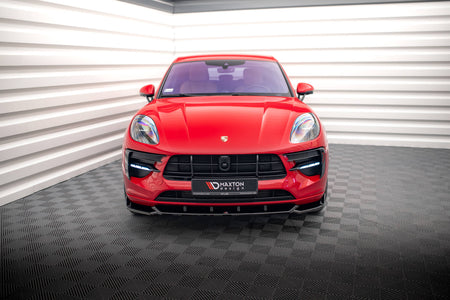 Front Splitter V.1 suitable for Porsche Macan GTS / Sport Design Mk1 Facelift