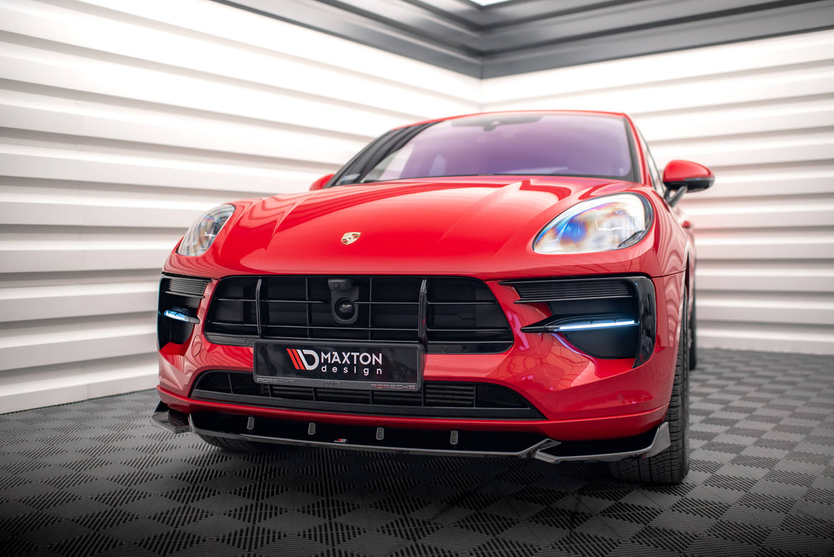 Front Splitter V.1 suitable for Porsche Macan GTS / Sport Design Mk1 Facelift