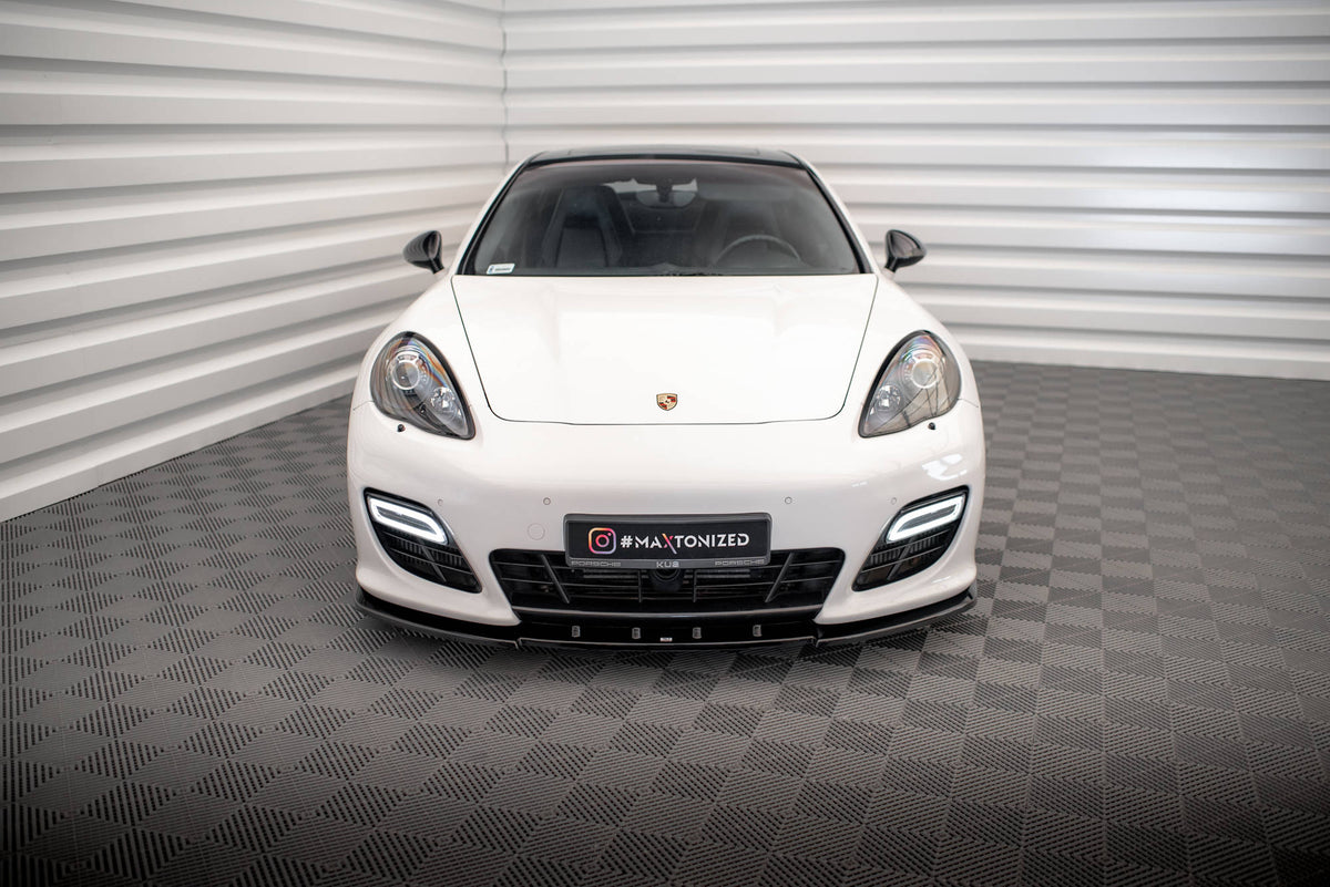 Front Splitter V.1 suitable for Porsche Panamera Turbo Sport Design Package 970