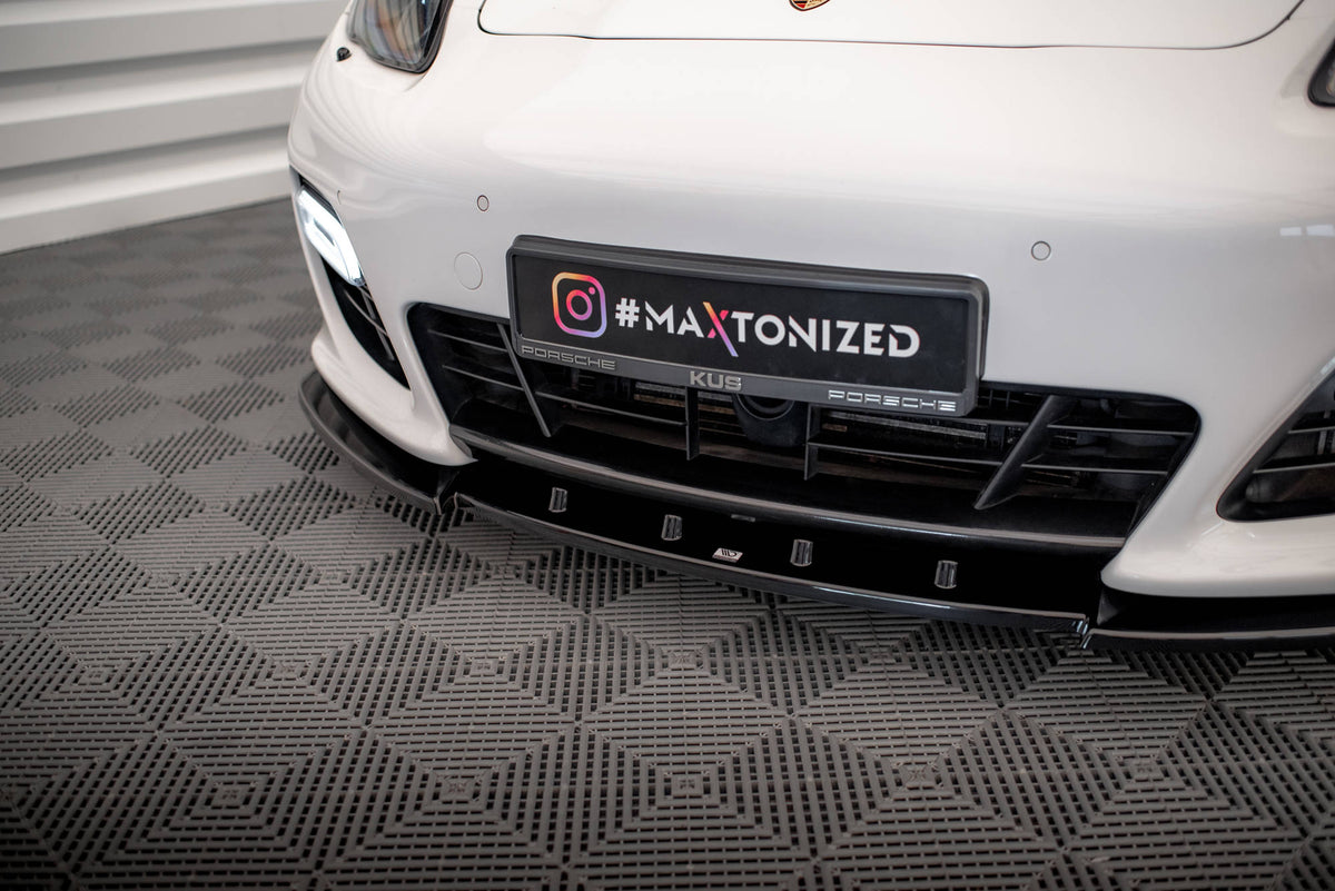 Front Splitter V.1 suitable for Porsche Panamera Turbo Sport Design Package 970