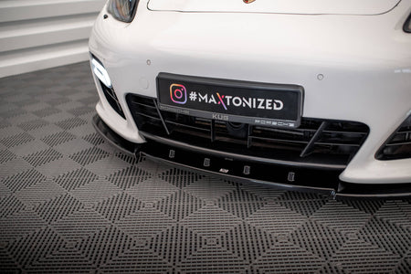 Front Splitter V.1 suitable for Porsche Panamera Turbo Sport Design Package 970