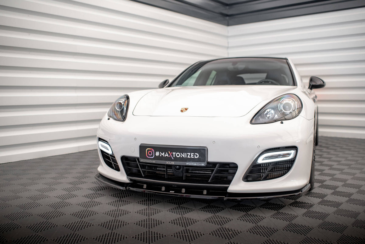 Front Splitter V.1 suitable for Porsche Panamera Turbo Sport Design Package 970