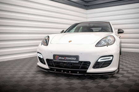 Front Splitter V.1 suitable for Porsche Panamera Turbo Sport Design Package 970