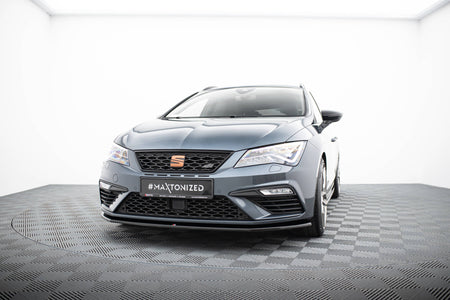 Front Splitter V.1 suitable for Seat Leon Cupra / FR Mk3 FL