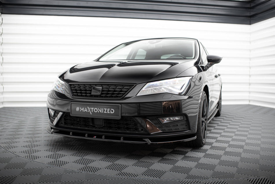 Front Splitter V.1 suitable for Seat Leon Mk3 Facelift