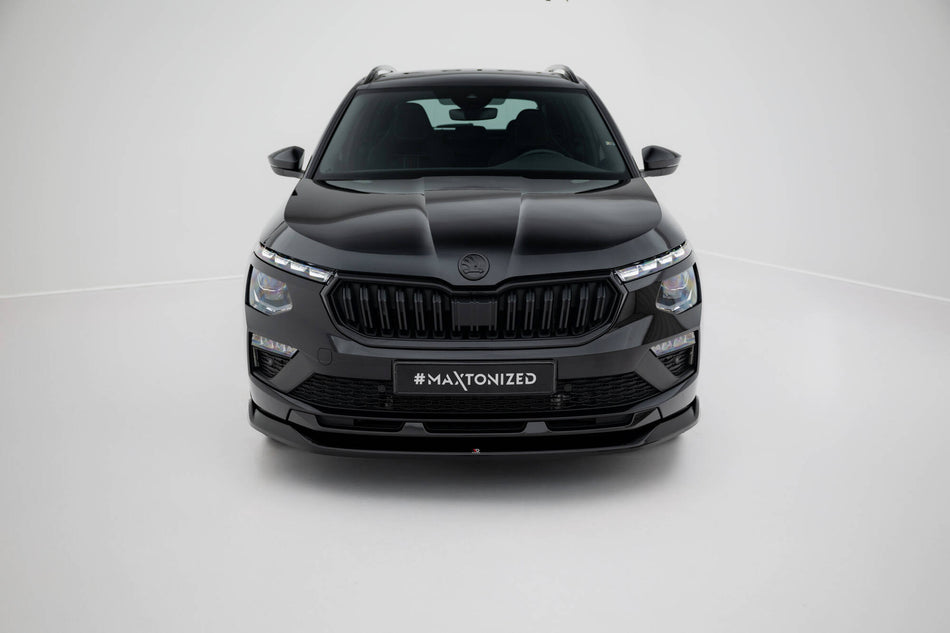 Front Splitter V.1 suitable for Skoda Kamiq Monte Carlo Mk1 Facelift