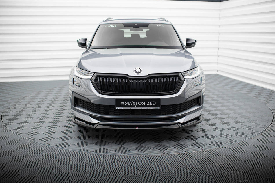 Front Splitter V.1 suitable for Skoda Kodiaq Sportline Mk1 Facelift