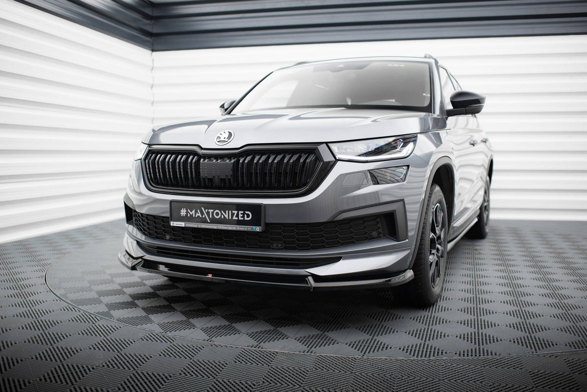 Front Splitter V.1 suitable for Skoda Kodiaq Sportline Mk1 Facelift