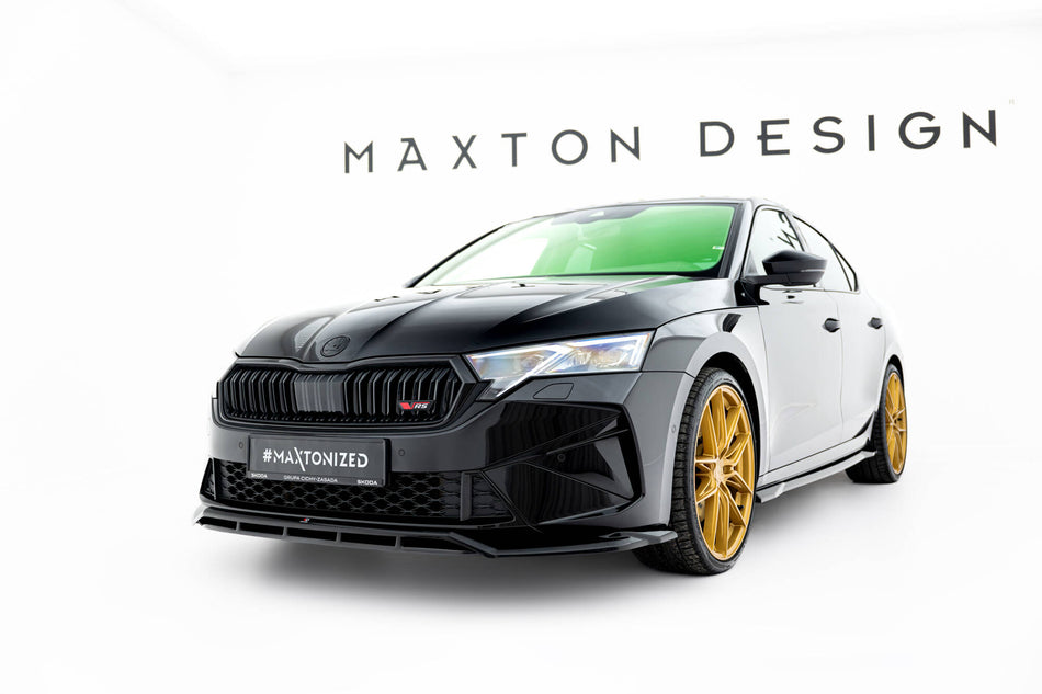 Front Splitter V.1 suitable for Skoda Octavia RS Liftback / Combi Mk4 Facelift