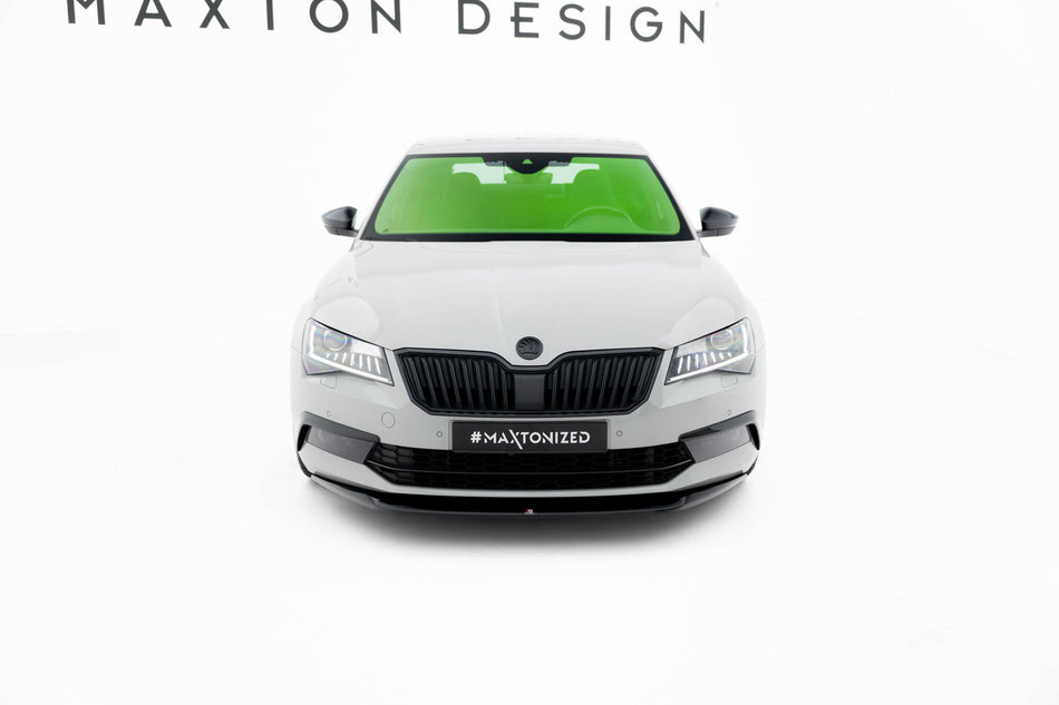 Front Splitter V.1 suitable for Skoda Superb Liftback / Combi Mk3