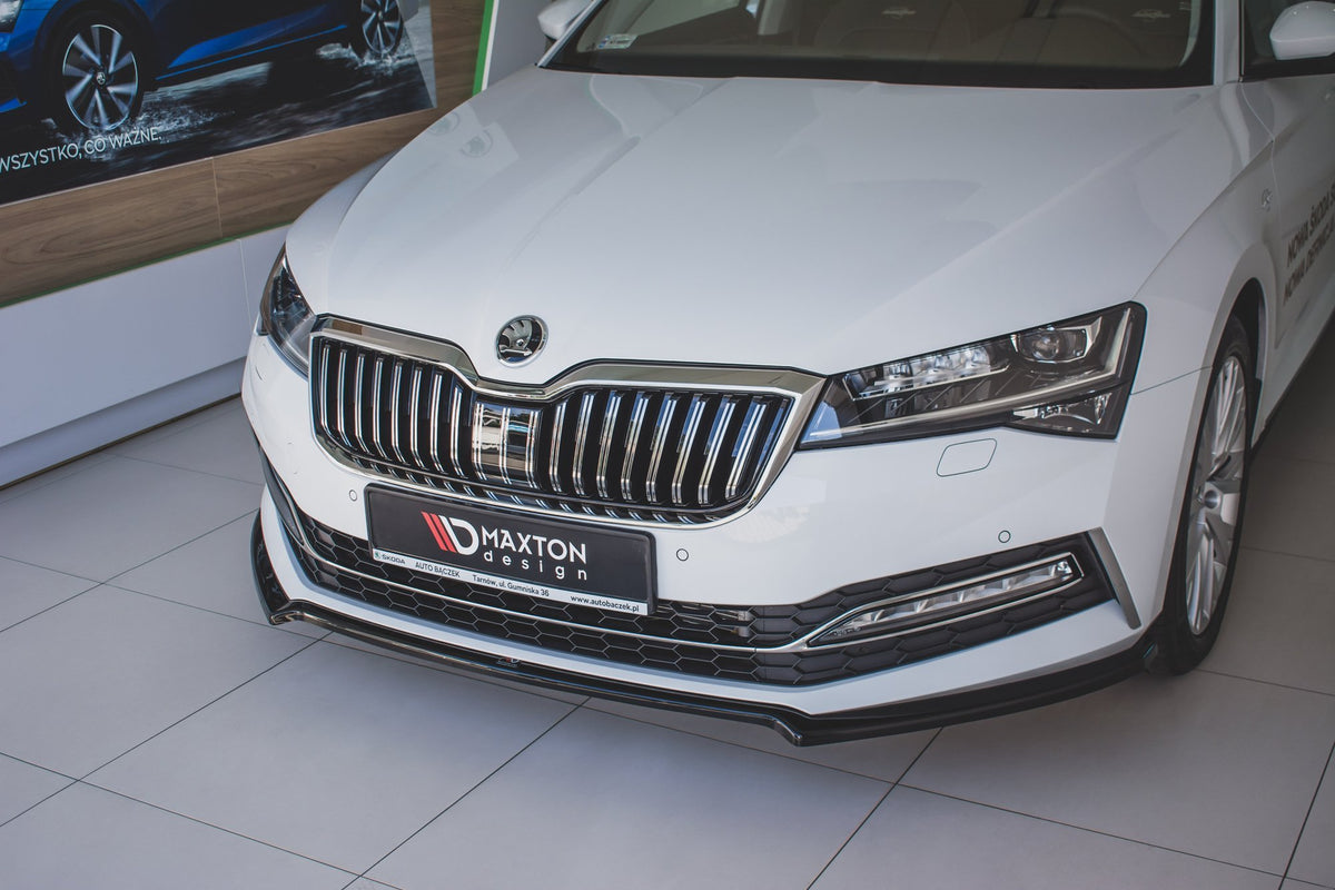 Front Splitter V.1 suitable for Skoda Superb Liftback / Combi Mk3 Facelift