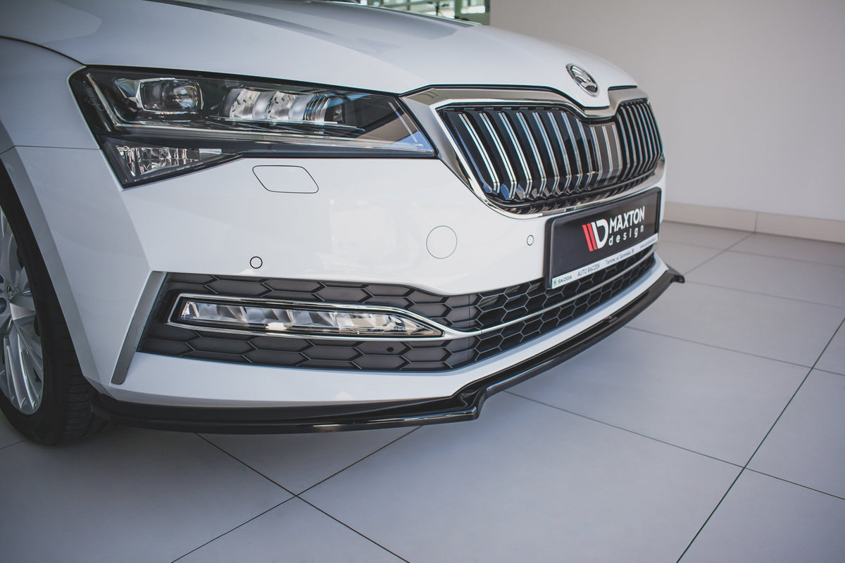 Front Splitter V.1 suitable for Skoda Superb Liftback / Combi Mk3 Facelift