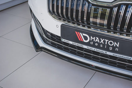 Front Splitter V.1 suitable for Skoda Superb Liftback / Combi Mk3 Facelift