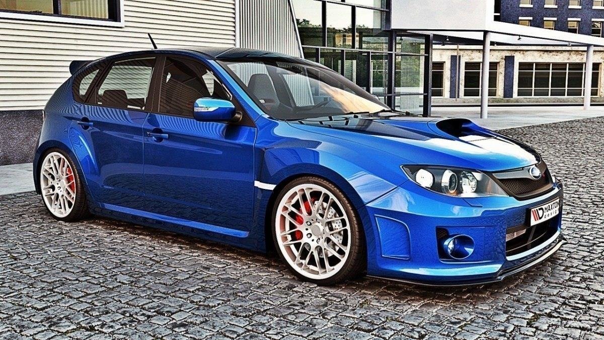 Front Splitter V.1 suitable for Subaru Impreza WRX STI  MK3 Facelift
