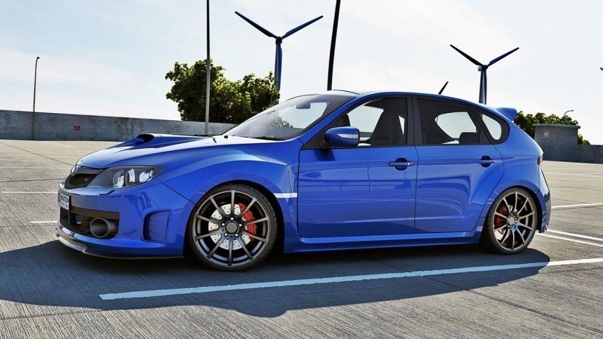 Front Splitter V.1 suitable for Subaru Impreza WRX STI Mk3