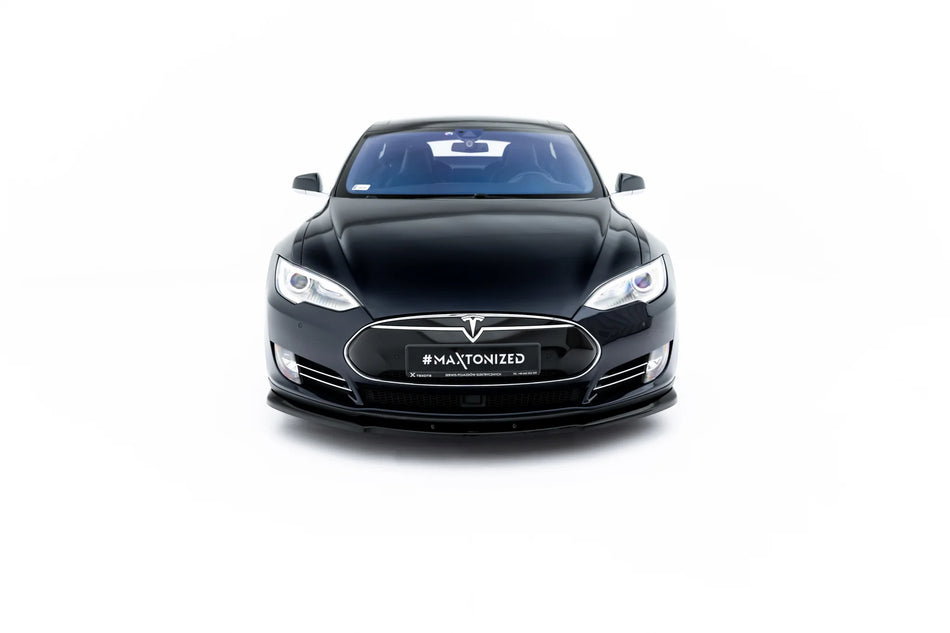 Front Splitter V.1 suitable for Tesla Model S Mk1