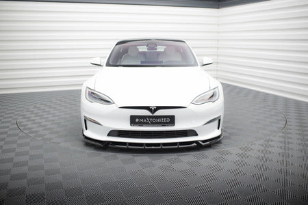Front Splitter V.1 suitable for Tesla Model S Plaid Mk1 Facelift