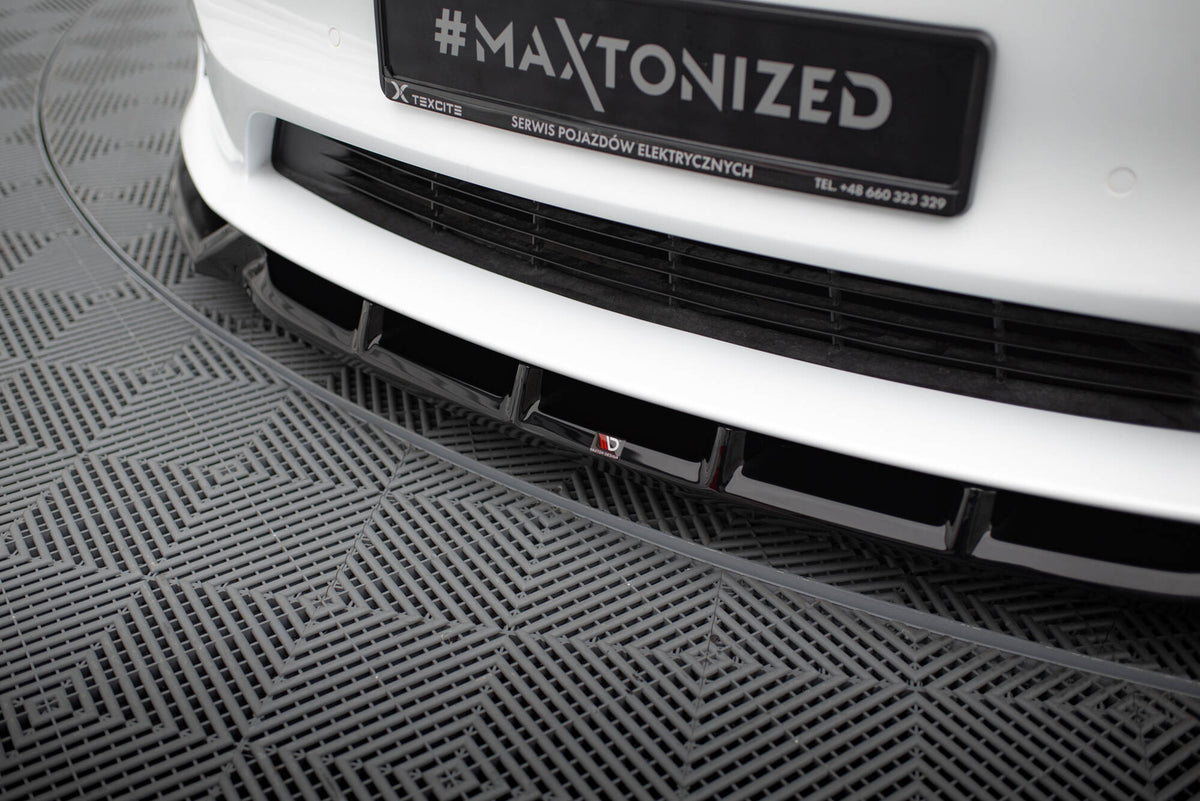 Front Splitter V.1 suitable for Tesla Model S Plaid Mk1 Facelift