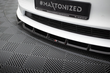 Front Splitter V.1 suitable for Tesla Model S Plaid Mk1 Facelift