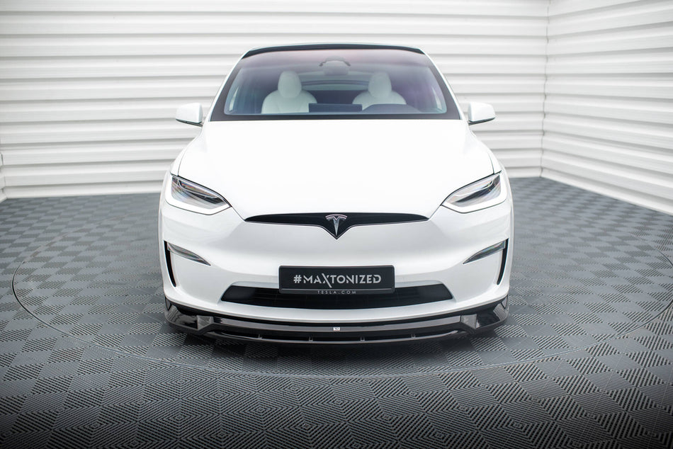 Front Splitter V.1 suitable for Tesla Model X Mk1 Facelift