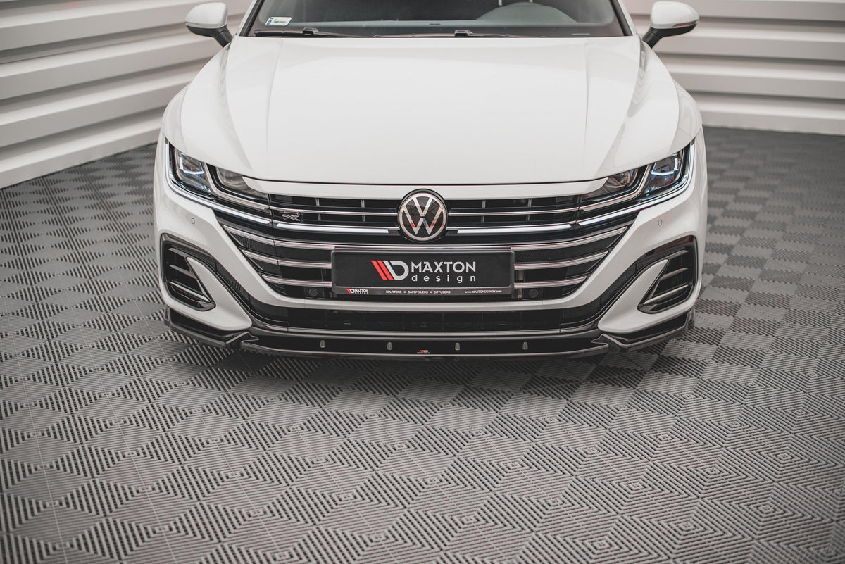 Front Splitter V.1 suitable for Volkswagen Arteon R-Line Sedan / Shooting Brake Mk1 Facelift