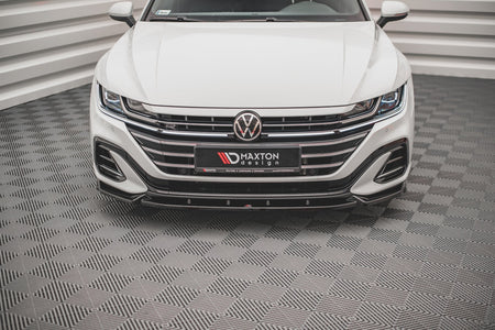 Front Splitter V.1 suitable for Volkswagen Arteon R-Line Sedan / Shooting Brake Mk1 Facelift